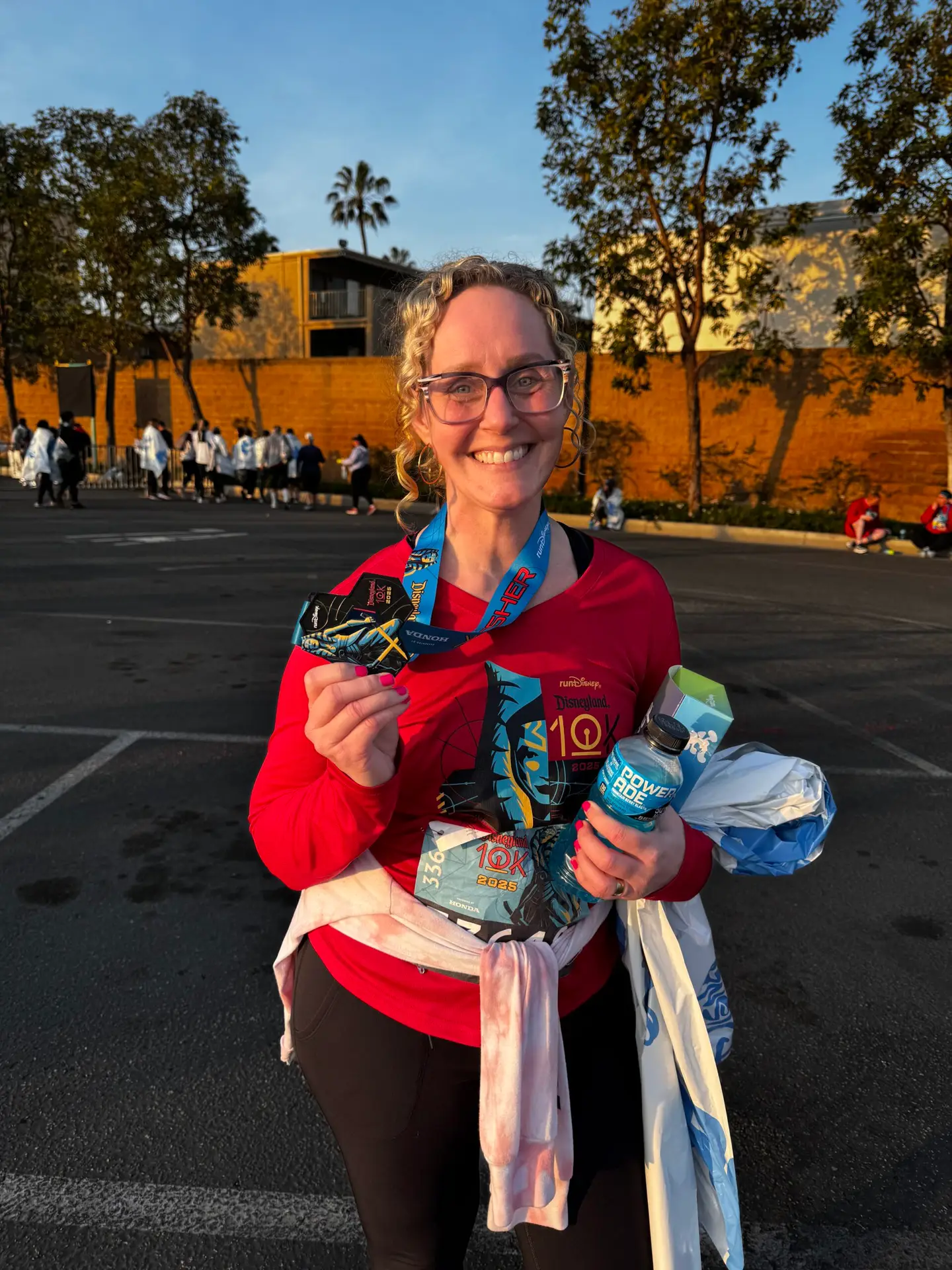 Finisher's medal with Ahsoka Tano design at Disneyland 10K
