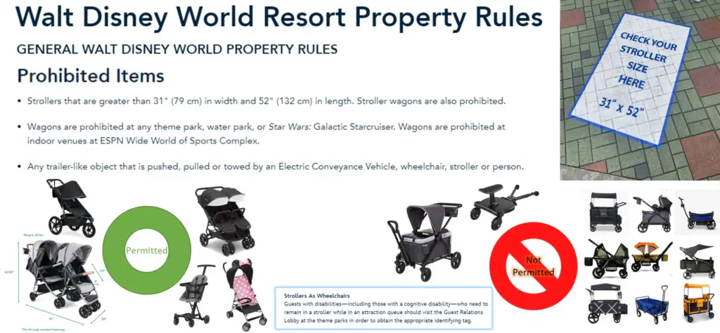WDW Stroller Rules